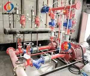 بوسترپمپ آتش نشانی مجتمع دربند پارادایس
