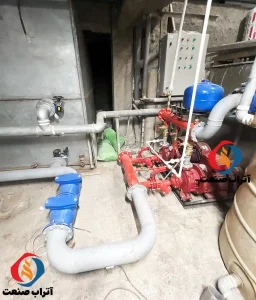 خط مکش پمپ آتش نشانی